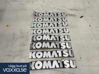 Diverse dekaler m.m. Komatsu skogsmaskiner