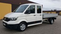 Volkswagen Crafter 2.0TDI Dubbelhytt 7-sits Chassi Flak 3.5m