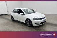 Volkswagen Golf GTE 204hk Värmare Sensorer CarPlay Adap-fart