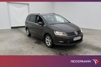 Volkswagen Sharan TDI 4M 140hk 7-Sits Pano Eldörrar Kamera