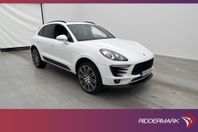 Porsche Macan S 258hk Värmare Pano PDLS Kamera Navi Drag