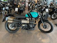 Triumph Scrambler 900 Kingfisher Blue Nyhet 2025