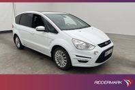 Ford S-Max TDCi 163hk Business 7-Sit Pano Halvskinn Dragkrok