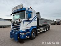 Plogutrustad tippbil Scania R 450