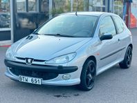 Peugeot 206 1.6 XS 89hk | Lågmil | Nybesiktigad