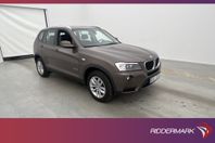 BMW X3 xDrive20d 184hk Navi Sensorer Halvskinn