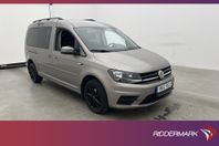 Volkswagen Caddy Maxi Life BEACH Värmare B-Kamera Dragkrok