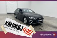 Audi A4 40 TDI Q 190hk S-Line Cockpit D-Värma 4,95% Ränta