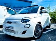 Fiat 500 Ce 42 kWh Cab Moms Se Mil & Skick REA!