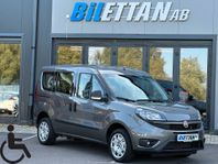 Fiat Doblò 1.4 T-JET 16V|Handikappanpassad|Golvsänkt|Nyskick