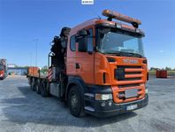 Scania R420 8X4 Bodbil/Kranbil Palfinger PK60002, Se videos