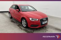 Audi A3 1.4 TFSI 125hk Sensorer Farthållare Lågskatt