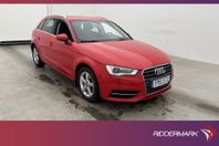 Audi A3 Sportback TFSI 125hk Sensorer Farthållare Lågskatt