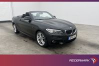 BMW 220 i Convertible 184hk M Sport H/K Navi Kamera Skinn