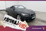 BMW 220 i Convertible 184hk M Sport H/K Kamer 4,95% Ränta