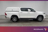 Toyota Hilux Premium 2.4 AWD M-Värmare Dragkrok Diff Moms