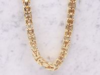 Kejsarhalsband 18K Gult Guld - 628,8g - 72cm - 11,5mm