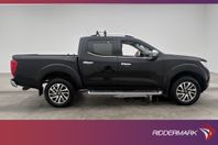 Nissan Navara 2.3dCi 4WD Värmare Dragkrok Diff 360° Skinn