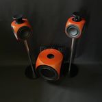 B&O BEOLAB 3 + BEOLAB 2 BLANK ENERGETIC ORANGE / SVART