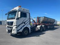 MAN TGX480 6x4 Dragbil och tipptrailer