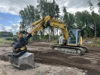 New Holland Kobelco E135 BSR-2 med redskap, se video