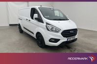 Ford Transit Custom L2 Värmare 2xDörr B-Kamera V-inredd Moms