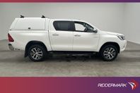 Toyota Hilux Premium 2.4 AWD Dragkrok Diff Skinn Kåpa MOMS