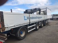 Trailer med kran Hiab 166E 5 HiDuo