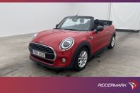 MINI Cooper Convertible DCT 136hk Pepper Kamera Keyless