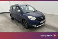 Dacia Lodgy Stepway 1.2 TCe 115hk 7-Sits Navi Sensorer Drag