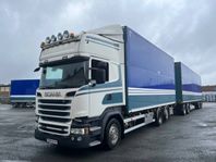 Visirbil med friläggande sida + tak – Scania R520LB6X2*4