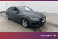 Audi A5 Sportback 45 TFSI Q 245hk Svart Optik Sensorer