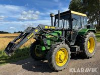 Traktor John Deere 1140 med frontlastare