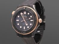 Omega Seamaster Diver 300M Keramisk/Guld 43.5mm, Full set