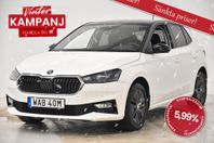 Skoda Fabia 1.0 TSI KAMPANJ Style Rattvärme B-Kam Nybes SoV-