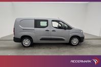 Opel Combo CrewVan Värmare Dragkrok 2xDörr PDC CARPLAY Moms