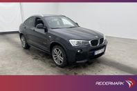 BMW X4 xDrive20d 190hk M Sport Värm HiFi Sensorer Navi Drag