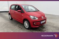 Volkswagen UP! 1.0 75hk Navigation Sensorer Farthållare