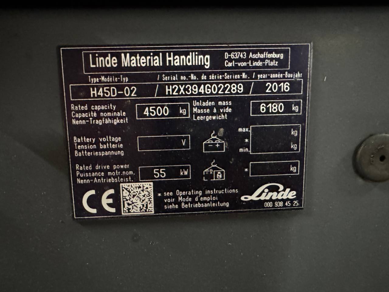 Linde H45D