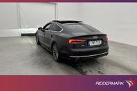 Audi A5 2.0 TFSI 252hk Quattro S-Line B&O Pano Skinn Kamera