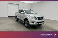 Nissan Navara Tekna 2.3dCi 4WD Dragkrok 360° Diff Skinn MOMS