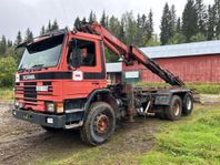 Lastväxlare med kran Scania P82 HL6X2L -1983