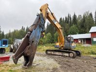 Bandgrävare med skrotsax Kobelco K909LC-2