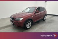 BMW X3 xDrive20d 184hk Navi Kamera Keyless Farthållare Drag