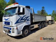 VOLVO FH16-660 tridem Kassettbil grusbil RKP