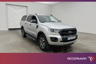 Ford ranger Wildtrak 213hk 4x4 Värm Drag L-Släde Skinn Moms