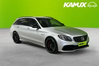 Mercedes-Benz C 63 AMG S MOMS/VAT Skalstolar Pano Drag Burme