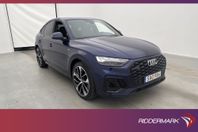 Audi Q5 Sportback 55 TFSI e Q 367hk S-Line Cockpit Luft Drag