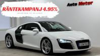 Audi R8 4,2 V8 quattro Manuell Svensksåld/B&O/Kolfiber paket