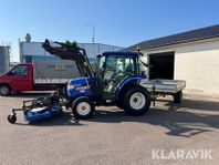 Traktor ISEKI TG 5390 med frontlastare,  vagn